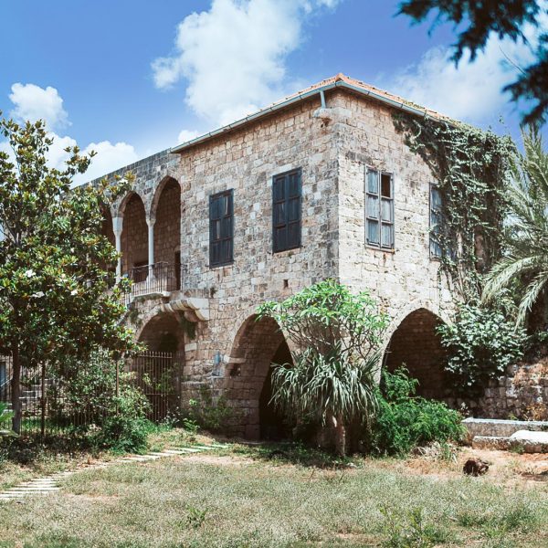 Lebanon, Byblos - Old rock house