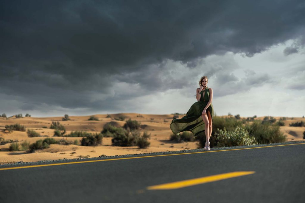 Valery - Desert photo shooting